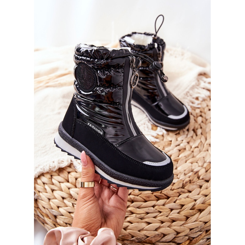 PE1 High Wool Warm Snow Boots Black Lucia svart 1