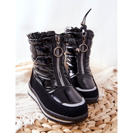 PE1 High Wool Warm Snow Boots Black Lucia svart 2