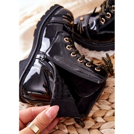 PE1 Svart Mousie Varma stövlar Arbetare på dragkedjan 1