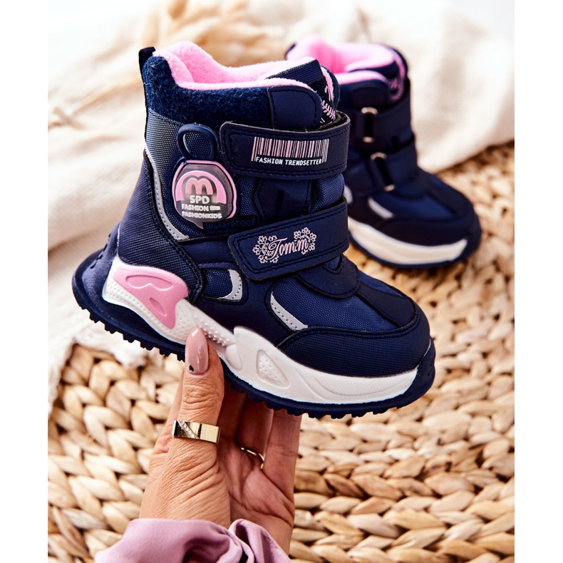 PJ2 Barnens varma snöskor Marinblå Nemi -stövlar 2