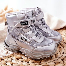 PJ2 Warm Snow Boots Silver stövlar Erila 1