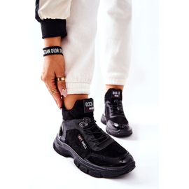 PH1 Höga varma läder sportskor svart merit 1