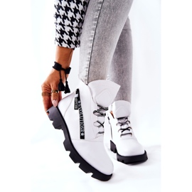 Stövlar uppvärmda med päls Sergio Leone White TR740 vit 1