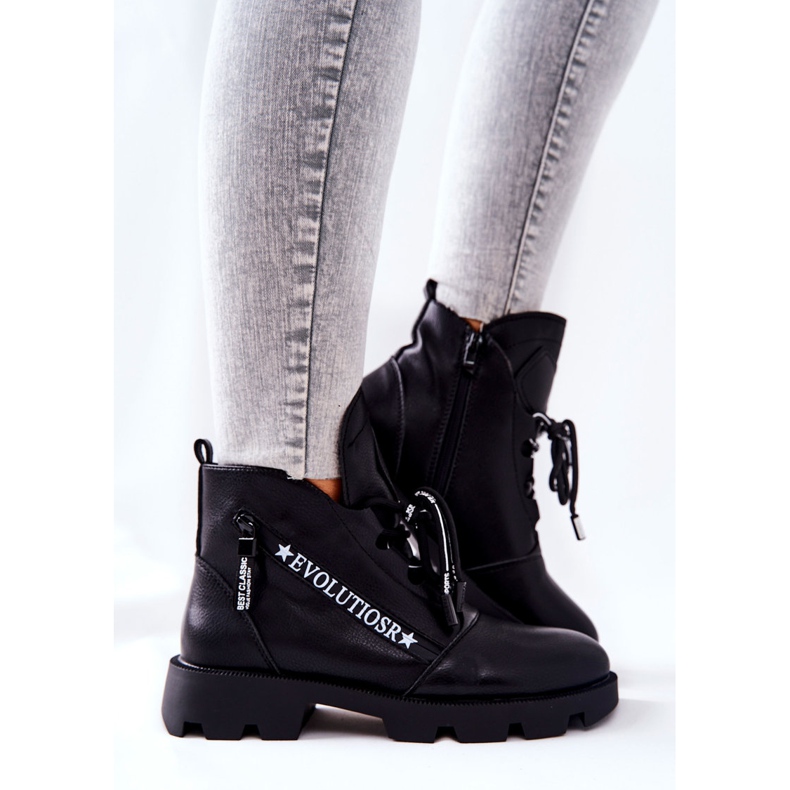 Stövlar uppvärmda med päls Sergio Leone Black TR740 svart 2