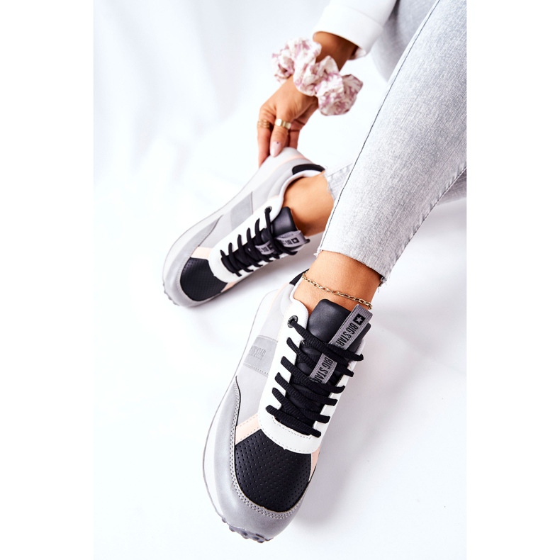 Sportskor Memory Foam Big Star II274398 Grå-Svart 1