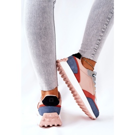 Sportskor Memory Foam Big Star II274401 Beige-Blue blå 1