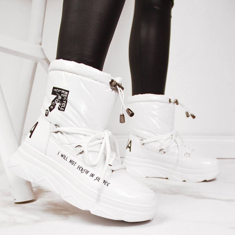 Snöskor på Vinceza W JAN48B -plattformen vita 1