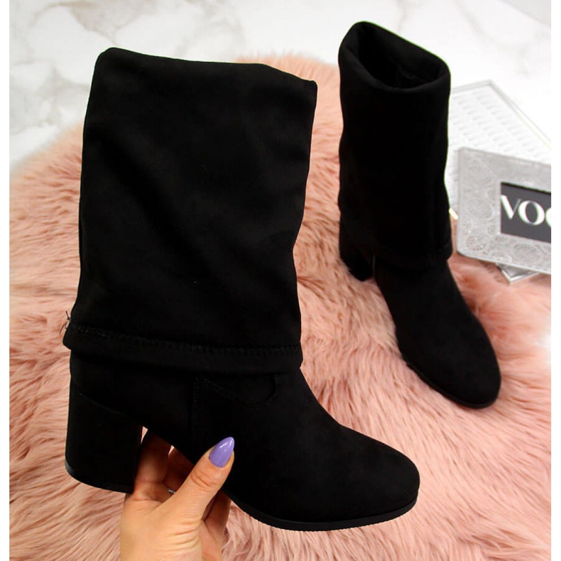 Vinceza W JAN34A isolerade turn-up stövlar svart 2