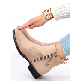 Isabel khaki mocka stövlar beige 1