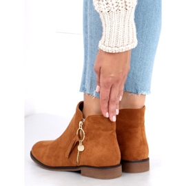 Kvinnors Chelsea stövlar Viki Camel brun 1