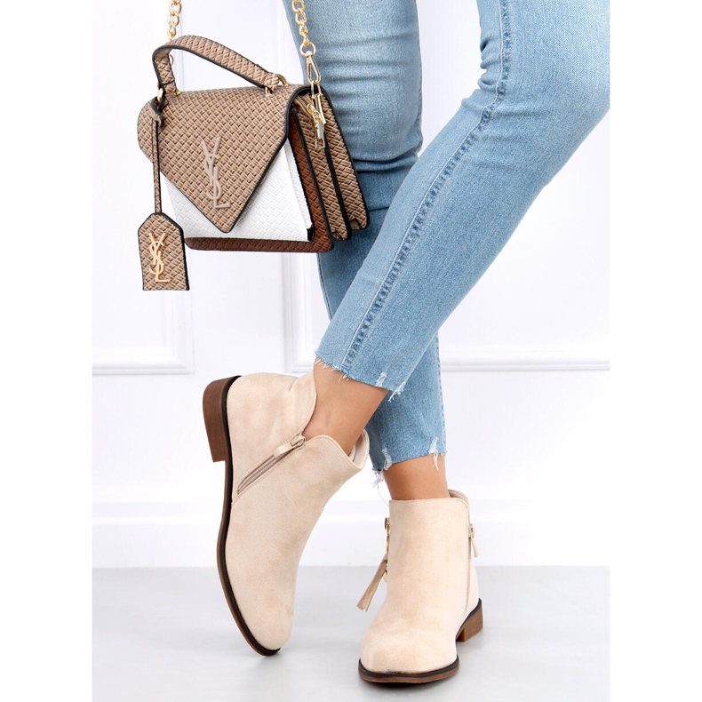 Chelsea -stövlar för kvinnor Viki Beige 1