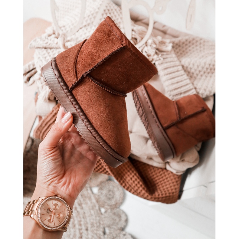 Barnens varma stövlar Snöskor Brown Gooby brun 2