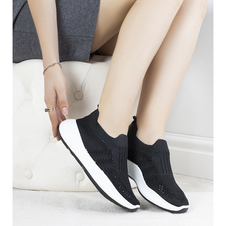 Lolly svarta slip-on sneakers 1