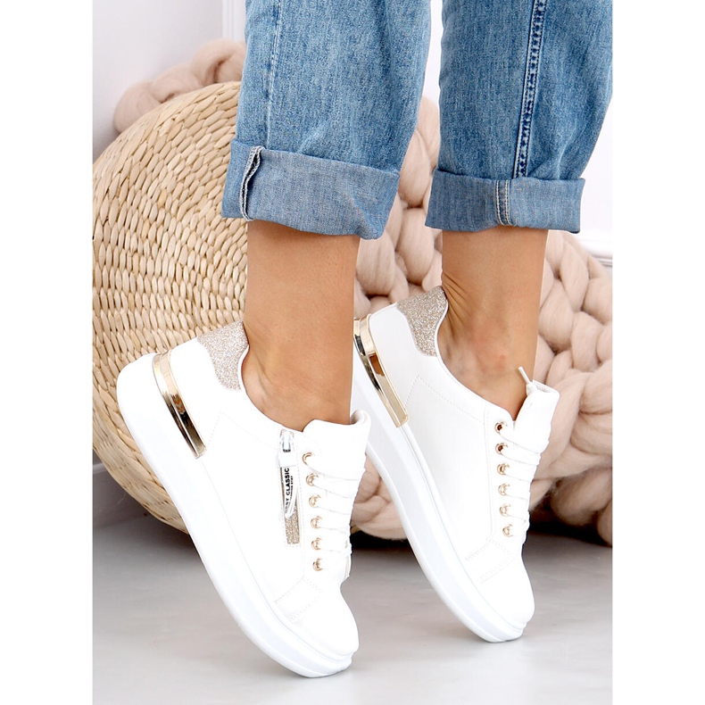 Idda Gold damskor vit 1