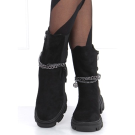 Chelsea stövlar med hög övre Hilde Black svart 2