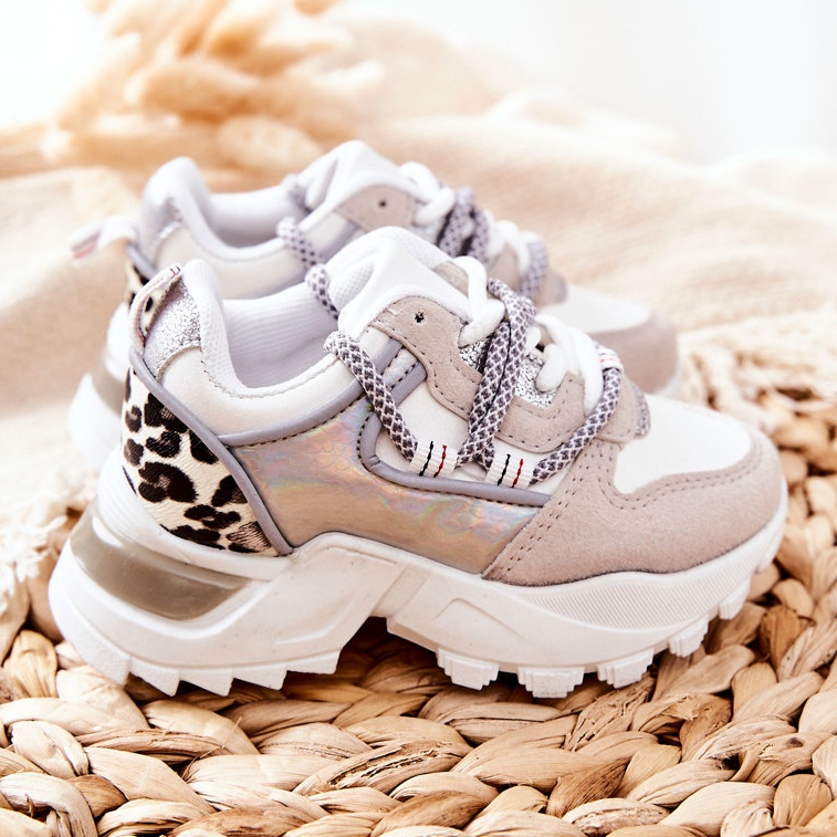 FR1 Barnsportskor Sneakers Vit Rommie mångfärgad 2