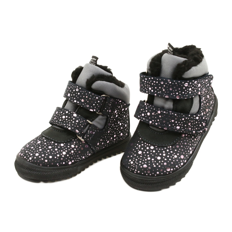 Vattentäta stövlar med Pink Rose TE-POR Mazurek 1360 grå 3