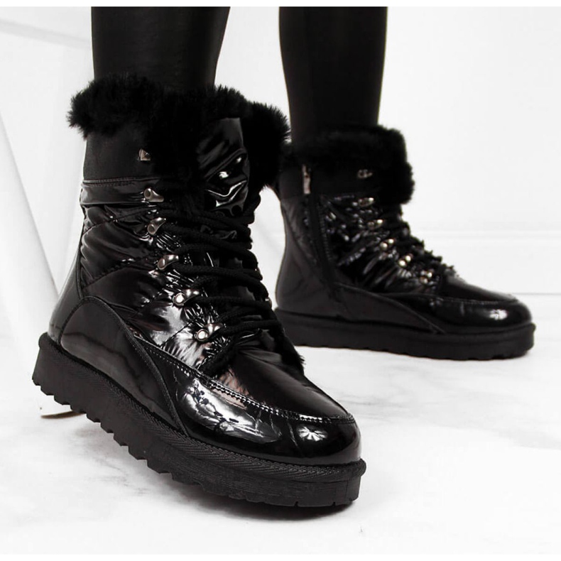 Isolerade snöstövlar Potocki W WOL27A svart 1