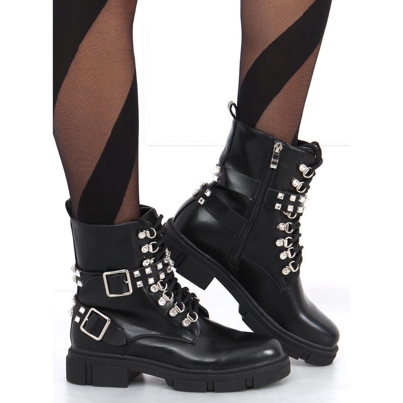 Stövlar med Lise Black jets svart 1