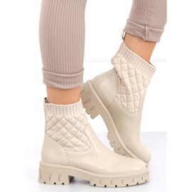 Stövlar med vadderad övre Elin Beige 2