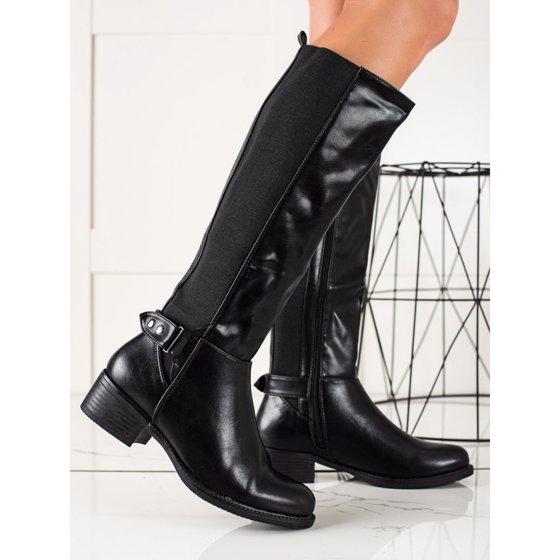 Small Swan Klassiska stövlar med isolering svart 2