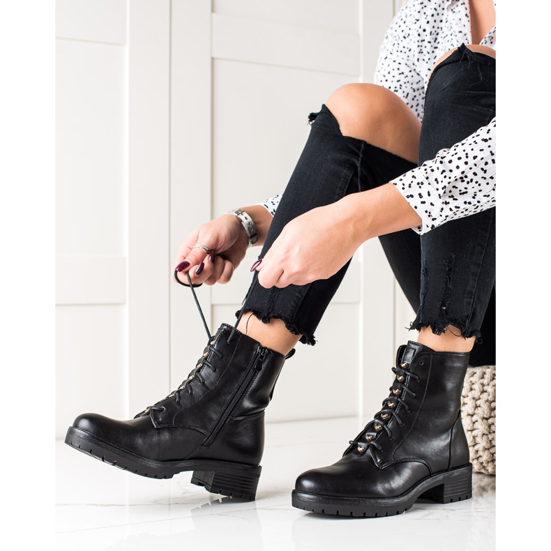 W. Potocki Snörskor med Potocki-isolering svart 1