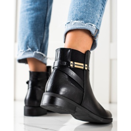 W. Potocki Eleganta svarta Potocki stövlar 1