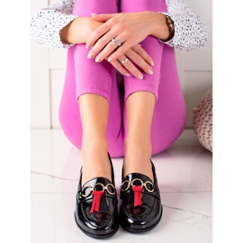 Filippo Lackerade läderskor svart 2