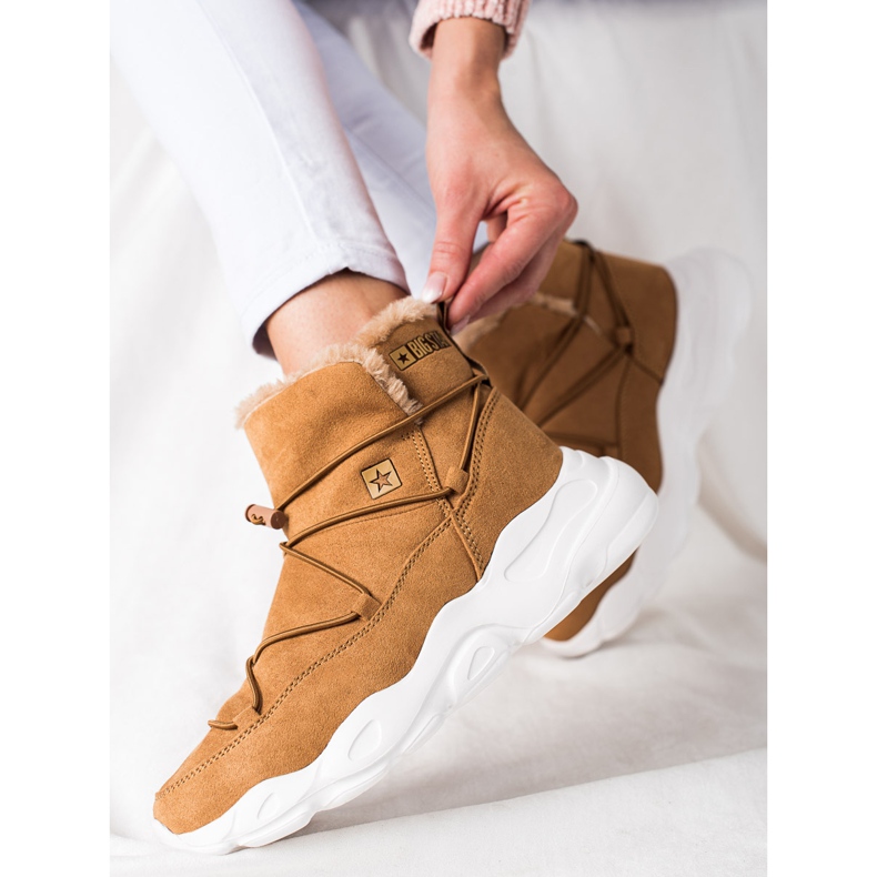 Snöskor för kvinnor Big Star II274266 brun 2