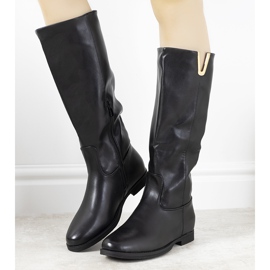 Svarta Zavala kilstövlar 2