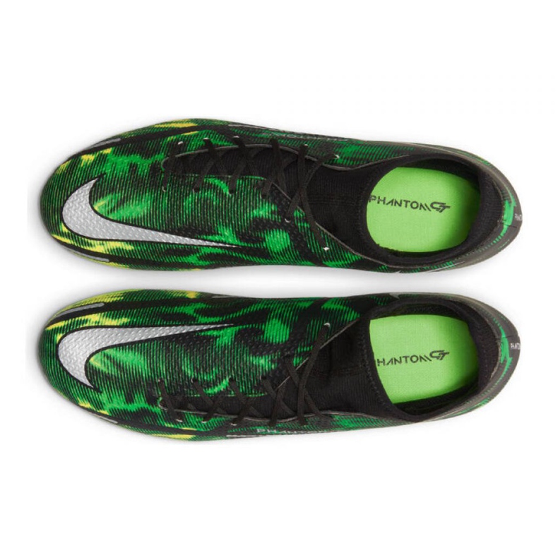 Nike Phantom GT2 Academy Df Sw Mg M DM0719-003 fotbollsskor mångfärgad grön 2