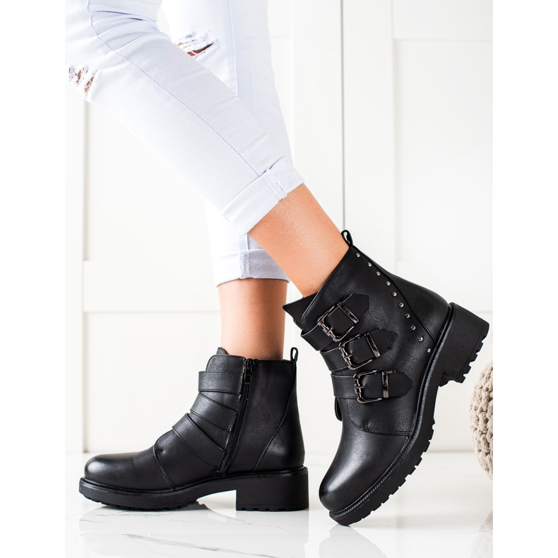 Anesia Paris Arbetare Med Spännen svart 1