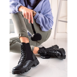 Best Shoes Arbetare med en mockaficka svart 1