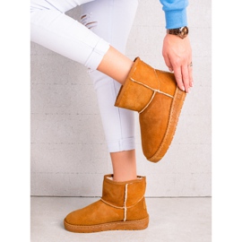 Snöskor för kvinnor Big Star II274441 brun 2