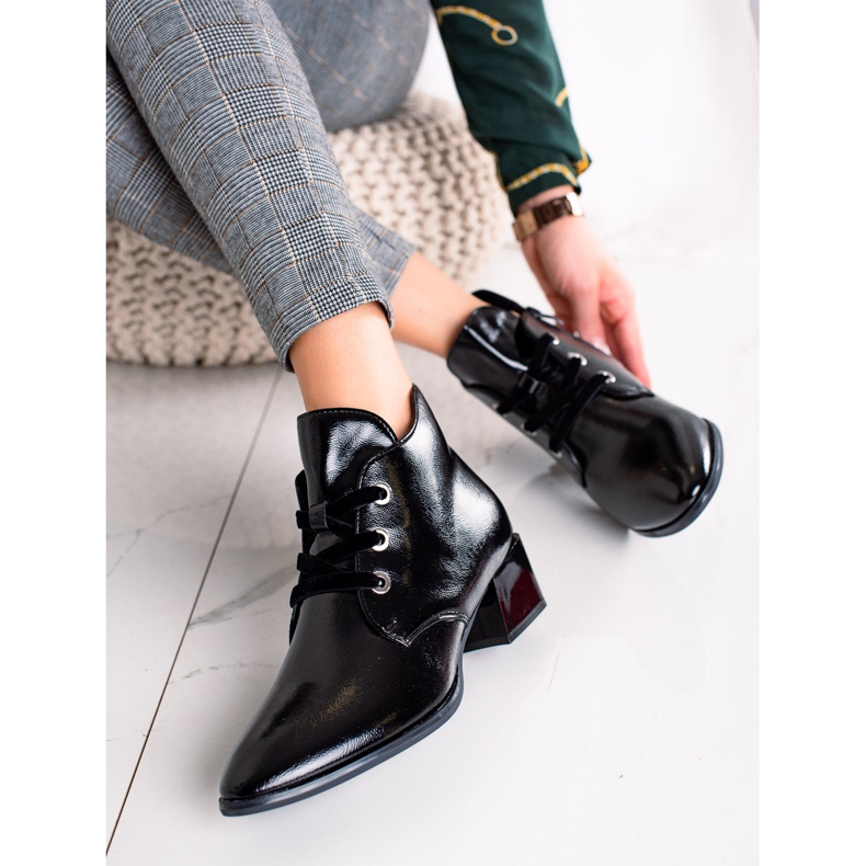 Lågklackade stövlar från Sergio Leone svart 2