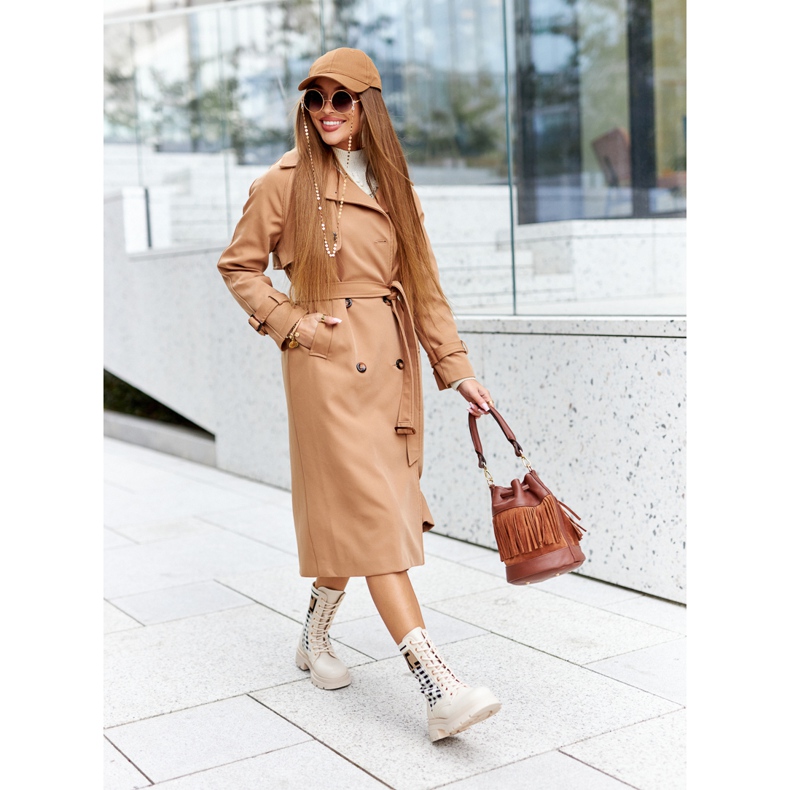 Workers Of Beige Elastic Fabric Love Story svart 1