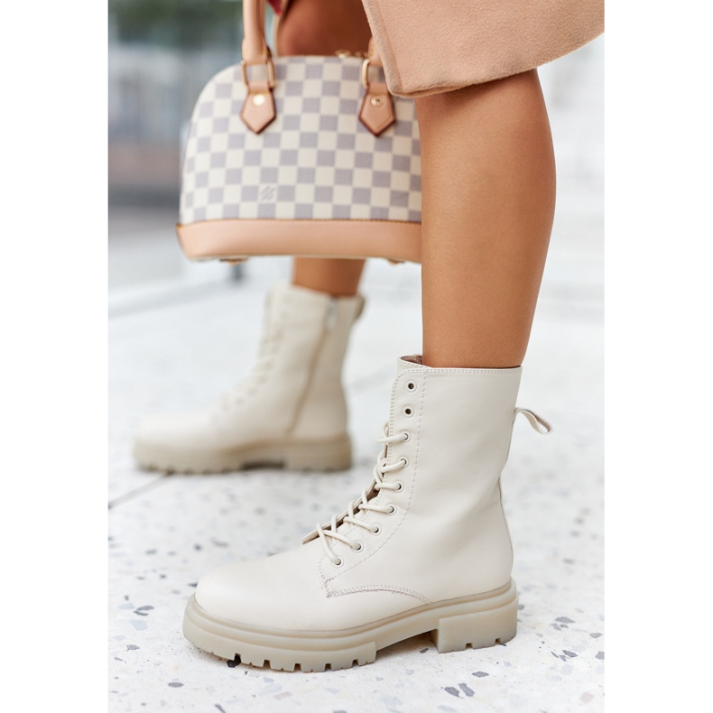 PE1 High Boots Workery Beige Rozelle 1