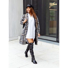 PS1 Svarta Macey Latex stövlar 1