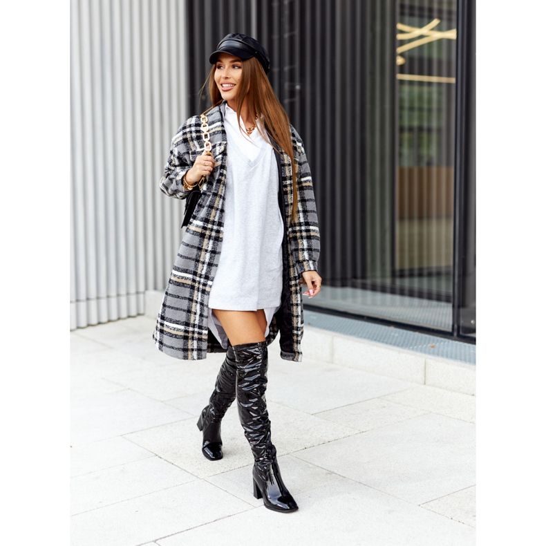 PS1 Svarta Macey Latex stövlar 1