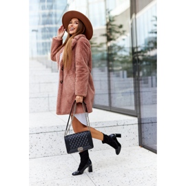 Läderstövlar på en stolpe Laura Messi svart 2262 2