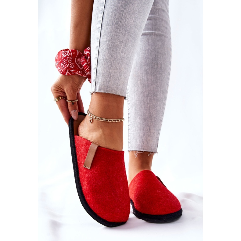 Big Star Hemma tofflor för kvinnor Panto Fino II267002 Rödbrun 1