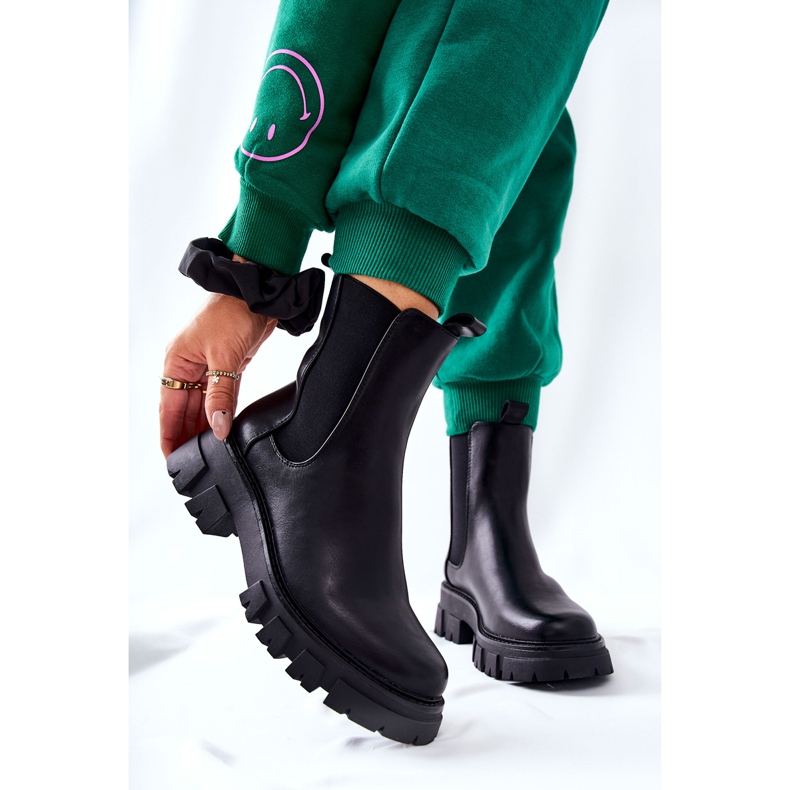 Black Hallam Black Jodhpur stövlar svart 1