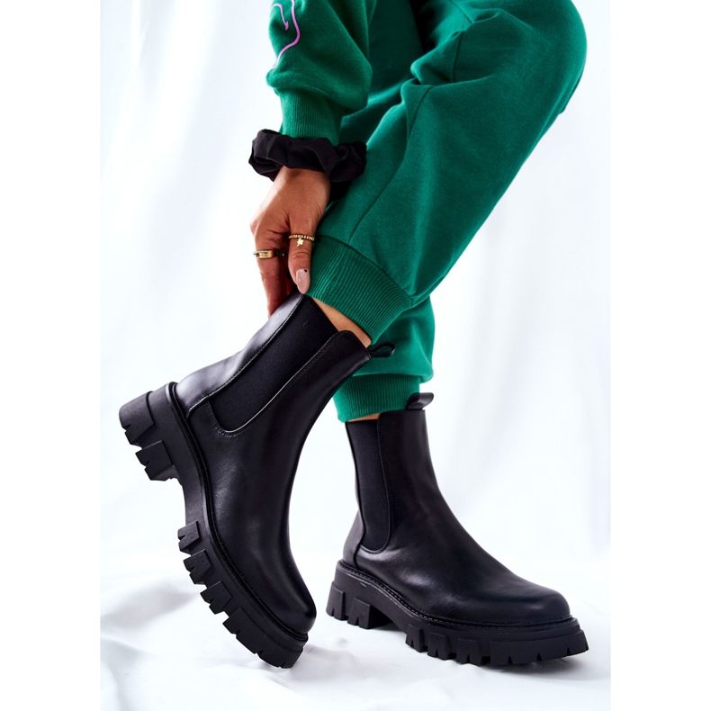 Black Hallam Black Jodhpur stövlar svart 2