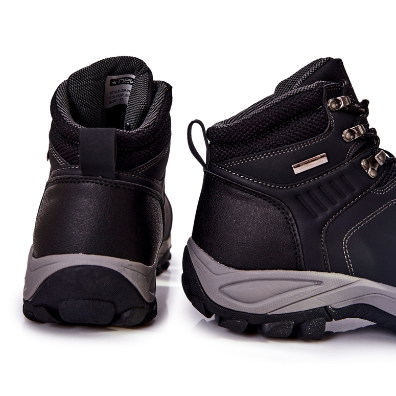 PE1 Svarta varma vandringsskor för män Dannis 1
