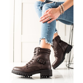 Anesia Paris Bruna Arbetare Med Ett Spänne 2