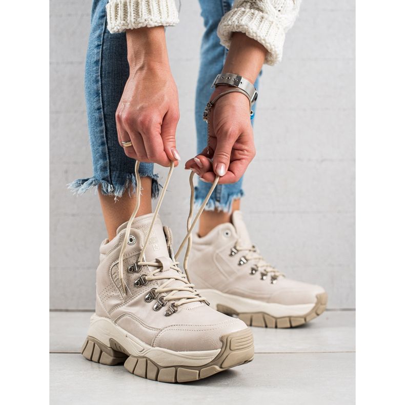 Damstövlar Big Star II274331 beige 2