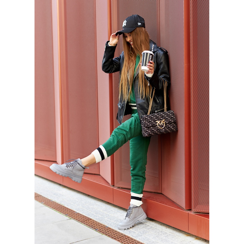 Läderstövlar Big Star II274365 Grå 2