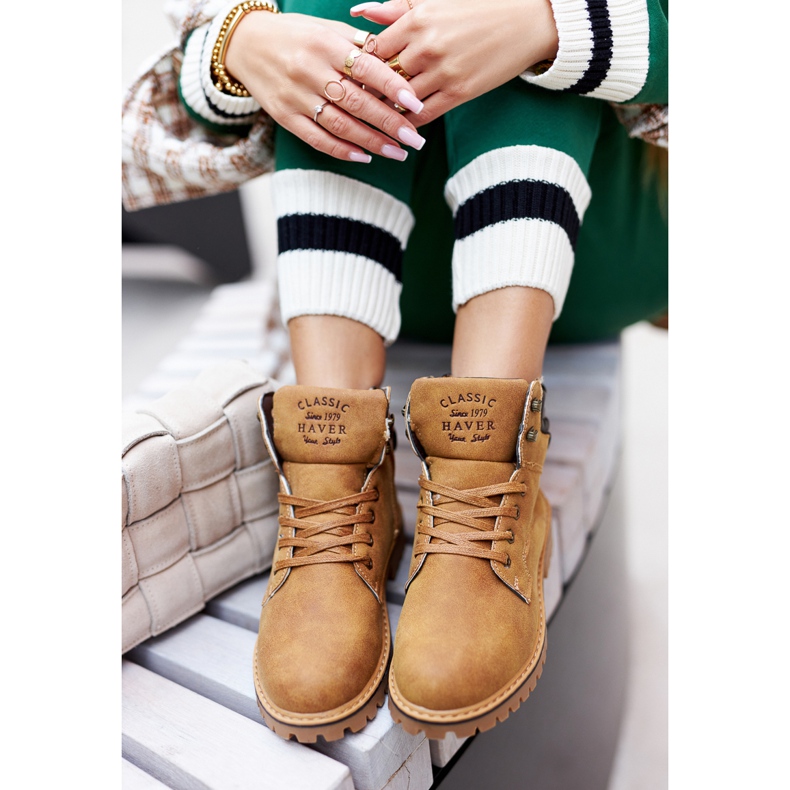 PH1 Kvinnors isolerade Trappers med dragkedja, Camel Lenox brun 2