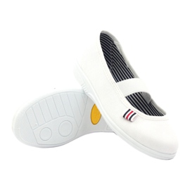 Flickas tofflor Tjeckiska Befado 274X013 vit 3