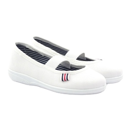 Flickas tofflor Tjeckiska Befado 274X013 vit 4